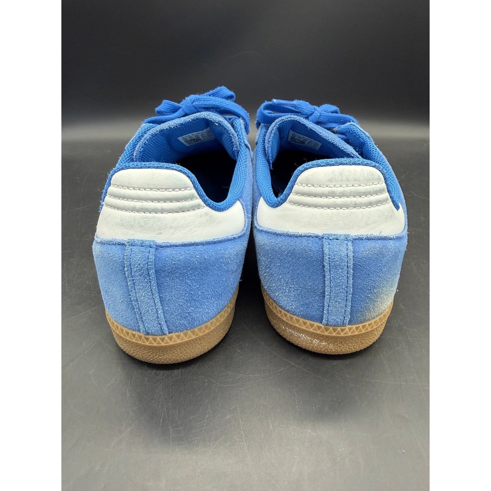 Adidas Samba ADV Skateboarding Blue Suede Gum Sole Size 12 Blue Men - Picture 3 of 11